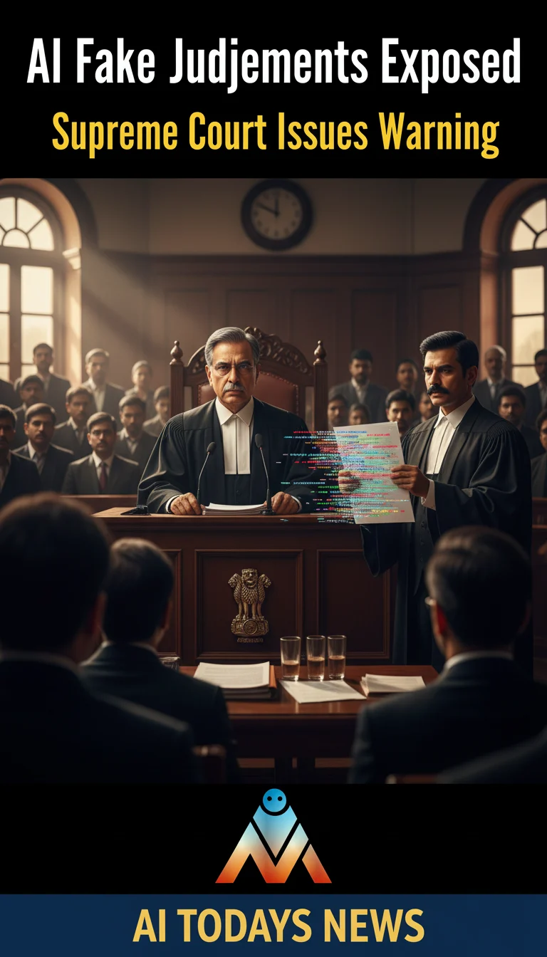 AI Fake Judgments in India courtroom legal issue AI TODAYS NEWS