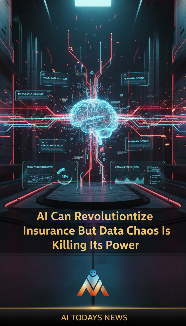 AI in insurance struggling with fragmented data systems and inefficiencies impacting automation and performance – AI TODAYS NEWS