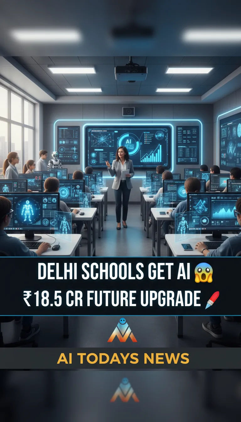 "Delhi Schools Get AI Boost under Delhi Budget AI Schools initiative AI TODAYS NEWS"