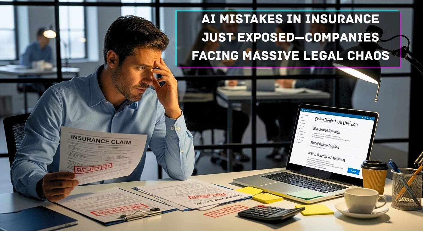 AI Mistakes in insurance causing claim errors and risk | AI TODAYS NEWS