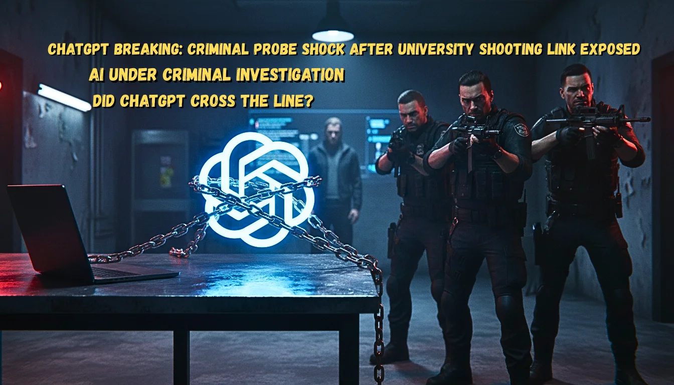 ChatGPT Criminal Probe investigation after university shooting link