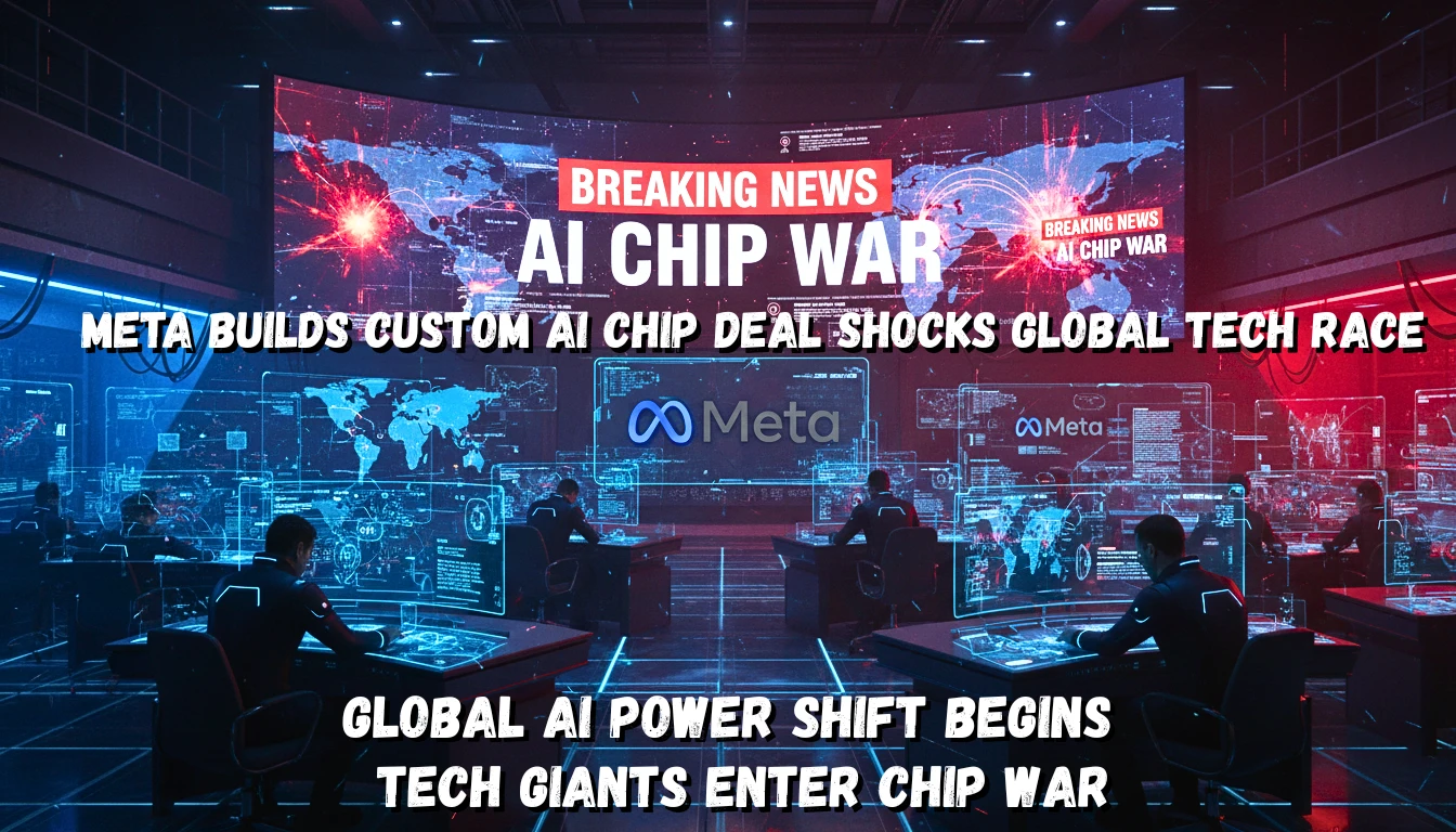 Meta AI Chip Deal custom chip development inside AI data center AI Todays News