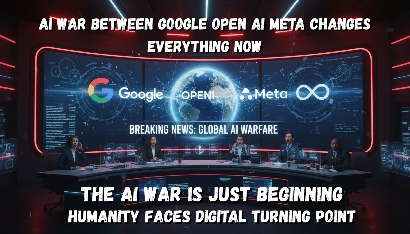 AI War Google OpenAI Meta global AI War technology competition 2026 AI TODAYS NEWS